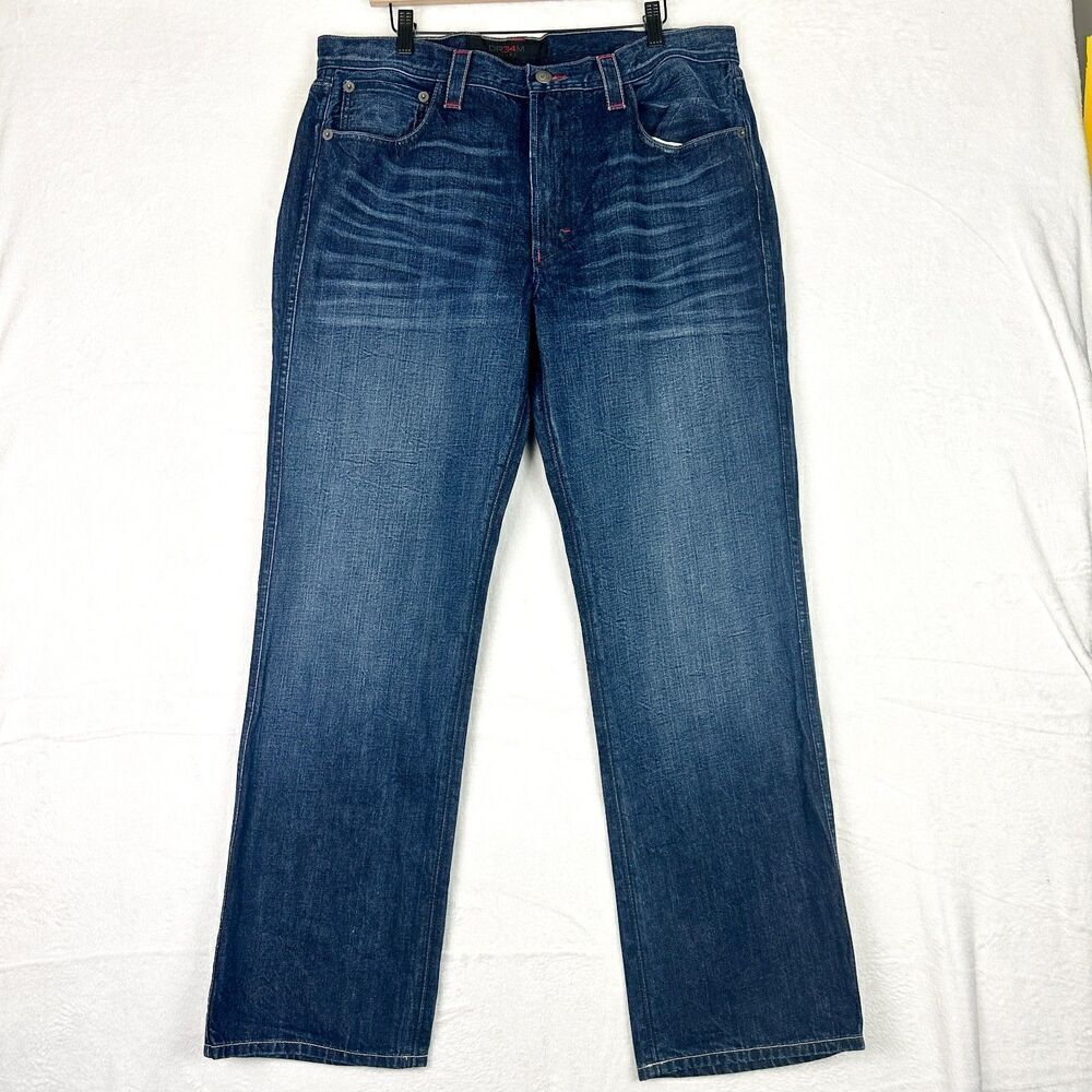 Hakeem Olajuwon DR34M Relaxed Straight Jeans 36x33 New USA Made Medium Vintage